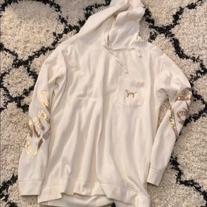 Pink boyfriend pullover